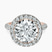 Pre-Designed 10kt Rose Gold Kathrine Halo Lab Diamond Ring