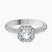Pre-Designed 10kt White Gold Kathrine Halo Lab Diamond Ring