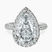 Pre-Designed 10kt White Gold Kathrine Halo Lab Diamond Ring