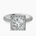 Kathrine Halo Lab Diamond Engagement Ring in 18kt White Gold