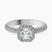 Pre-Designed 10kt White Gold Kathrine Halo Lab Diamond Ring