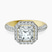 Kathrine Halo Lab Diamond Engagement Ring in 10kt Yellow Gold