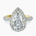 Pre-Designed 18kt Yellow Gold Kathrine Halo Lab Diamond Ring