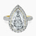 Pre-Designed 18kt Yellow Gold Kathrine Halo Lab Diamond Ring