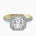 Kathrine Halo Lab Diamond Engagement Ring in 10kt Yellow Gold