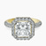 Pre-Designed 18kt Yellow Gold Kathrine Halo Lab Diamond Ring