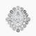 Bloom Vintage Halo Lab Diamond Engagement Ring in 18kt White Gold