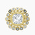 Bloom Vintage Halo Lab Diamond Engagement Ring in 10kt Yellow Gold