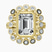 Bloom Vintage Halo Lab Diamond Engagement Ring in 14kt Yellow Gold