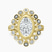 Bloom Vintage Halo Lab Diamond Engagement Ring in 10kt Yellow Gold