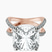Pre-Designed 18kt Rose Gold Dakota Criss Cross Lab Diamond Ring
