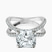 Pre-Designed Platinum Dakota Criss Cross Lab Diamond Ring