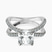 Dakota Criss Cross Lab Diamond Engagement Ring in Platinum