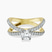 Pre-Designed 18kt Yellow Gold Dakota Criss Cross Lab Diamond Ring
