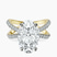 Pre-Designed 18kt Yellow Gold Dakota Criss Cross Lab Diamond Ring