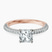 Pre-Designed 10kt Rose Gold Grace Micro pavé Eternity Lab Diamond Ring