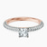 Pre-Designed 18kt Rose Gold Grace Micro pavé Eternity Lab Diamond Ring