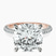 Pre-Designed 10kt Rose Gold Grace Micro pavé Eternity Lab Diamond Ring
