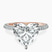 Pre-Designed 14kt Rose Gold Grace Micro pavé Eternity Lab Diamond Ring