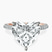Pre-Designed 18kt Rose Gold Grace Micro pavé Eternity Lab Diamond Ring