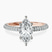 Pre-Designed 18kt Rose Gold Grace Micro pavé Eternity Lab Diamond Ring