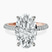Pre-Designed 18kt Rose Gold Grace Micro pavé Eternity Lab Diamond Ring