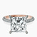 Pre-Designed 14kt Rose Gold Grace Micro pavé Eternity Lab Diamond Ring