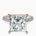 Pre-Designed 14kt Rose Gold Grace Micro pavé Eternity Lab Diamond Ring