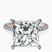 Pre-Designed 18kt Rose Gold Grace Micro pavé Eternity Lab Diamond Ring