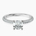 Pre-Designed 14kt White Gold Grace Micro pavé Eternity Lab Diamond Ring