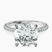 Pre-Designed 14kt White Gold Grace Micro pavé Eternity Lab Diamond Ring