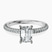 Pre-Designed 14kt White Gold Grace Micro pavé Eternity Lab Diamond Ring