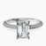 10kt White Gold Grace Micro pavé Eternity Lab Diamond Ring