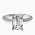 Pre-Designed 14kt White Gold Grace Micro pavé Eternity Lab Diamond Ring