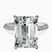 Pre-Designed 10kt White Gold Grace Micro pavé Eternity Lab Diamond Ring