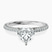 Pre-Designed 18kt White Gold Grace Micro pavé Eternity Lab Diamond Ring