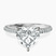 Pre-Designed Platinum Grace Micro pavé Eternity Lab Diamond Ring