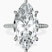 Pre-Designed 14kt White Gold Grace Micro pavé Eternity Lab Diamond Ring