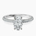 Pre-Designed 10kt White Gold Grace Micro pavé Eternity Lab Diamond Ring