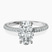 Pre-Designed 10kt White Gold Grace Micro pavé Eternity Lab Diamond Ring