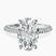 Pre-Designed 10kt White Gold Grace Micro pavé Eternity Lab Diamond Ring