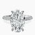 Pre-Designed 10kt White Gold Grace Micro pavé Eternity Lab Diamond Ring