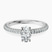 Pre-Designed 18kt White Gold Grace Micro pavé Eternity Lab Diamond Ring