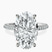 Pre-Designed 10kt White Gold Grace Micro pavé Eternity Lab Diamond Ring