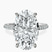 Pre-Designed 18kt White Gold Grace Micro pavé Eternity Lab Diamond Ring
