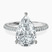 Pre-Designed 14kt White Gold Grace Micro pavé Eternity Lab Diamond Ring