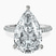 Pre-Designed 14kt White Gold Grace Micro pavé Eternity Lab Diamond Ring