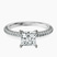 Pre-Designed Platinum Grace Micro pavé Eternity Lab Diamond Ring