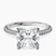 Pre-Designed 18kt White Gold Grace Micro pavé Eternity Lab Diamond Ring