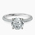 Platinum Grace Micro pavé Eternity Lab Diamond Ring
